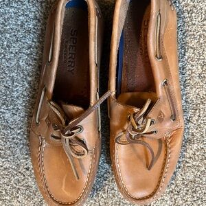 Sperry Men's Brown Leather Boat Shoes